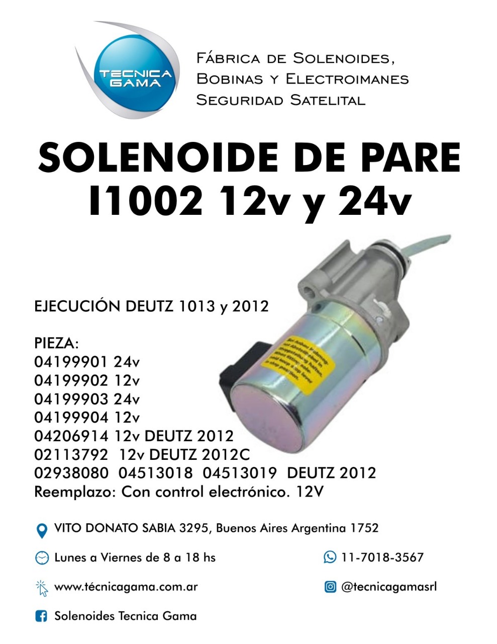 SOLENOIDE I1002